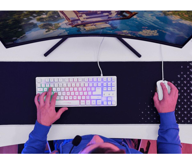 Trust GXT709W LUMINUS RGB DESK WHITE - 1489342 - zdjęcie 7